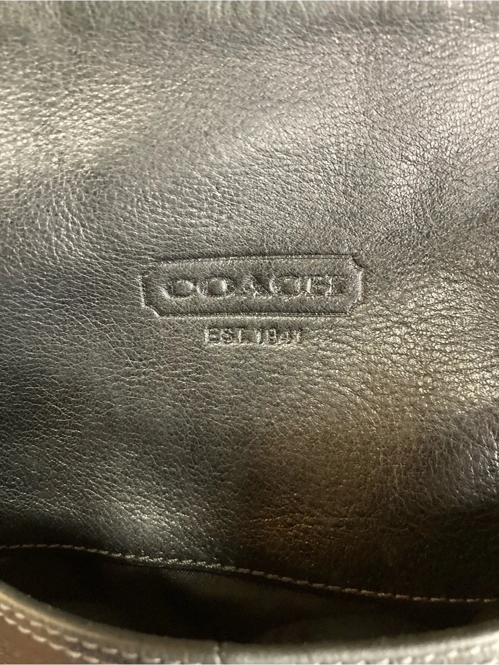 Coach Soho Y2K Hobo Shoulder Bag Soft Grain Leather Black Style 12684 2008 EUC
